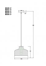 Подвесной светильник Edwin MR2480-1P