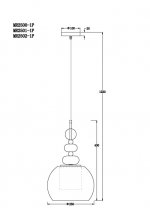 Подвесной светильник Louis MR2502-1P