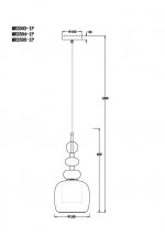 Подвесной светильник Louis MR2503-1P