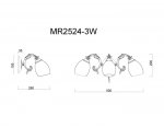Бра Biene MR2524-3W