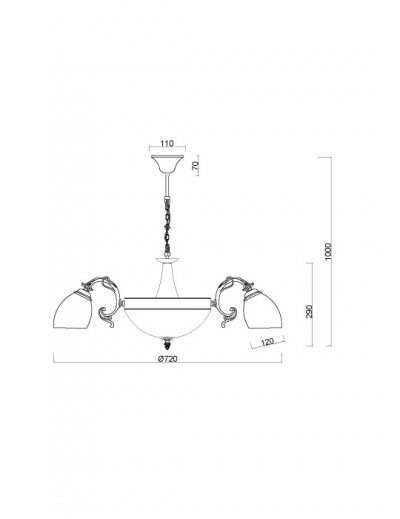 Подвесная люстра Биене MR2526-8P