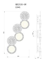 Настенный светильник Fiona MR2530-6W