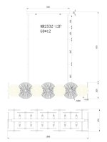 Подвесной светильник Fiona MR2532-12P