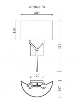 Бра Тея MR2860-2W