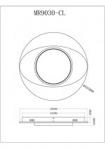 Потолочный светильник Orbit MR9030-CL