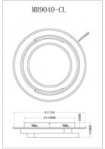 Потолочный светильник Thalassa MR9040-CL
