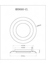 Потолочный светильник Naiad MR9060-CL