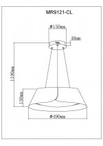 Подвесной светильник Cordelia MR9121-CL