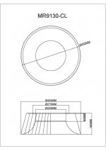 Потолочный светильник Tethys MR9130-CL