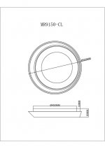 Потолочный светильник Phoebe MR9150-CL