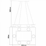 Люстра подвесная Lucia Tucci Natura 152.6 LED