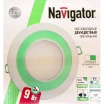Светильник Navigator 71 816 NDL-RC1-9+3W-R180-WG-LED зеленая подсветка