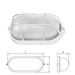 Светильник Navigator 94 805 белый с решеткой