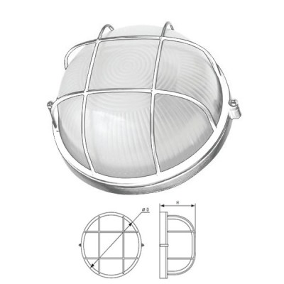 

Светильник Navigator 94 807 белый с решеткой