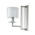 Светильник бра Crystal Lux NICOLAS AP1 NICKEL/WHITE (3400/401)
