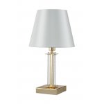 Настольная лампа Crystal Lux NICOLAS LG1 GOLD/WHITE (3401/501)