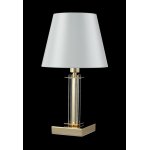 Настольная лампа Crystal Lux NICOLAS LG1 GOLD/WHITE (3401/501)