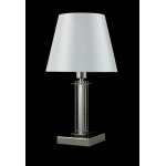 Настольная лампа Crystal Lux NICOLAS LG1 NICKEL/WHITE (3400/501)