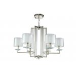 Люстра Crystal Lux NICOLAS SP-PL6 NICKEL/WHITE (3400/306)