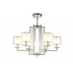 Люстра Crystal Lux NICOLAS SP-PL6 NICKEL/WHITE (3400/306)