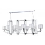 Crystal lux NICOLAS SP10 L1300 NICKEL/WHITE