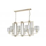 Люстра Crystal Lux NICOLAS SP8 L1000 GOLD/WHITE (3401/308L)