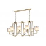 Люстра Crystal Lux NICOLAS SP8 L1000 GOLD/WHITE (3401/308L)