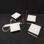 Встраиваемые светильники для грильято Aberlicht NL-25/90 4шт*7вт для ячейки 90х90 Опал, цвет черный, 4000К IP40