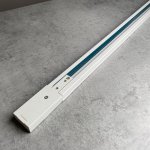 Однофазный трехжильный шинопровод с токопроводом и заглушкой, 2м Novotech 135002Y 