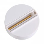 Трёхфазная чаша крепления, предназначена для стационарной фиксации прожекторов без использования шин Novotech 135072 