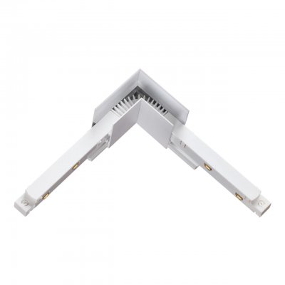 Соединитель с токопроводом для шинопровода L-образный Novotech 135121 FLUM Соединитель с токопроводом для шинопровода L-образный Novotech 135121 FLUM