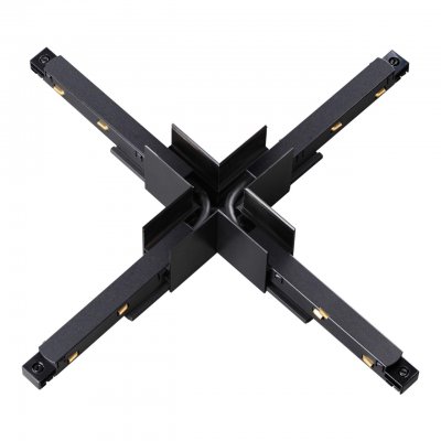 Соединитель с токопроводом для шинопровода Х-образный Novotech 135128 FLUM Соединитель с токопроводом для шинопровода Х-образный Novotech 135128 FLUM