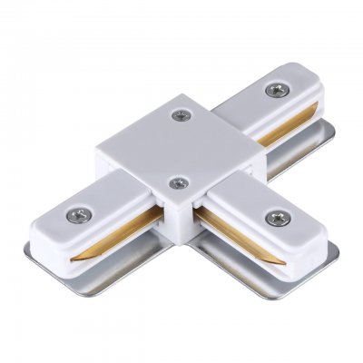 Соединитель с токопроводом Соединитель с токопроводом "T" для однофазного двухжильного шинопровода Novotech 135143