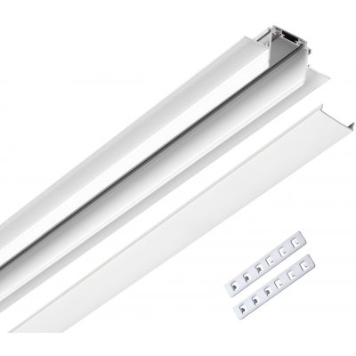 Низковольтный шинопровод для встраиваемого монтажа в ГКЛ, длина 1м (в коплекте заглушки-2шт; соедини Novotech 135198 SMAL