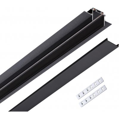 Низковольтный шинопровод для встраиваемого монтажа в ГКЛ, длина 2м (в коплекте заглушки-2шт; соедини Novotech 135199 SMAL