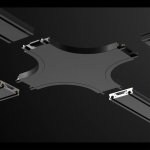 Соединитель с токопроводом "Х" для низковольтного шинопровода Novotech 135211 SMAL