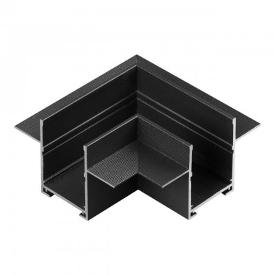 135310 PORT NT25 203 черный Соединитель угловой "L" для шинопровода в ГКЛ (арт.135302-135303) IP20 VECTOR