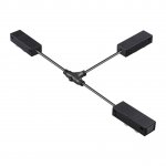 135314 PORT NT25 206 черный Гибкий токопроводящий соединитель "T" IP20 90-240V VECTOR