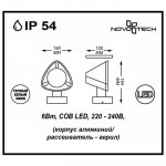 Ландшафтный светодиодный настенный светильник Novotech 357399 KAIMAS