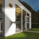 Ландшафтный светодиодный настенный светильник Novotech 357421 KAIMAS