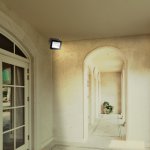 Прожектор светодиодный с датчиком движения Novotech 357533 ARMIN 20Вт