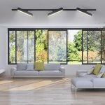 Линейный трековый светодиодный светильник на шину Novotech ITER 358186 18W 4000K