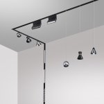 Трековый светильник для низковольного шинопровода, длина провода 0.8м Novotech 358402 FLUM