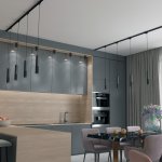 Трехфазный трековый светодиодный cветильник, провод 1м Novotech 358504 MAIS LED