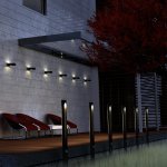 Светильник ландшафтный настенный светодиодный Novotech 358584 KAIMAS