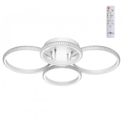 Светильник накладной светодиодный диммируемый со сменой цветовой температуры, беспроводной пульт ДУ Novotech 358922 CALM