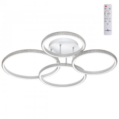 Светильник накладной светодиодный диммируемый со сменой цветовой температуры, беспроводной пульт ДУ Novotech 358930 CALM