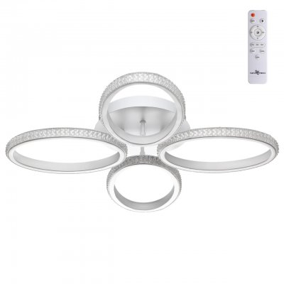 Светильник накладной светодиодный диммируемый со сменой цветовой температуры, беспроводной пульт ДУ Novotech 358931 CALM