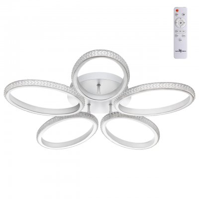 Светильник накладной светодиодный диммируемый со сменой цветовой температуры, беспроводной пульт ДУ  Novotech 358932 CALM