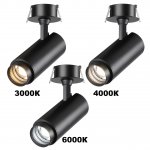 Светильник встраиваемый светодиодный с переключателем цветовой температуры и мощности Novotech 359220 NAIL